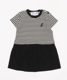 agnes b.（アニエスベー）の「J190 L ROBE ベビー ボーダードッキングワンピース（ワンピース・キッズ）」