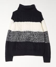 FINALBASIC（ファイナルベーシック）の「【FINAL BASIC】ケーブル編み タートルネック セーター（ニット/セーター）」