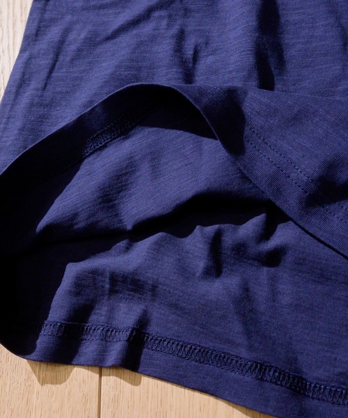 LOGOS(ロゴス)の「【30】〔LOGOS/ロゴス〕スラブ天竺 ペイズリー柄ポケット Tシャツ 半袖(Tシャツ/カットソー・キッズ・ネイビー/カーキ/クリーム・160/140/150/130)」の10枚目の写真