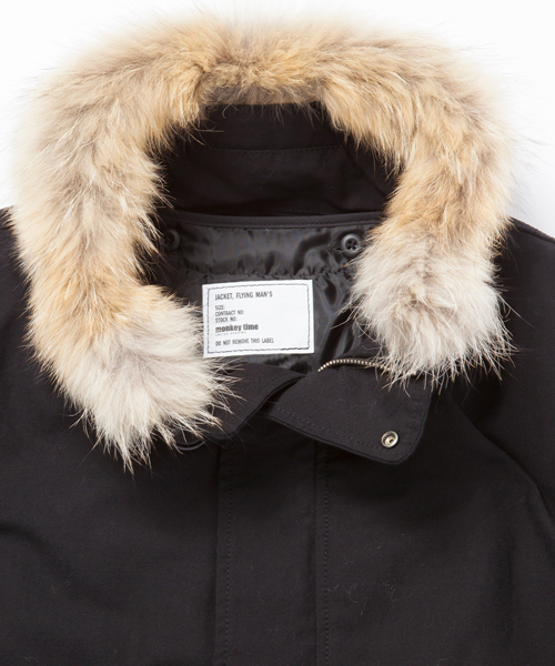 MONKEY TIME(モンキータイム)の「MT ∴ ダウン ライナー スタンド ブルゾン ◆(ブルゾン・メンズ・ブラック/ネイビー・SMALL/MEDIUM/LARGE/X-LARGE)」の22枚目の写真