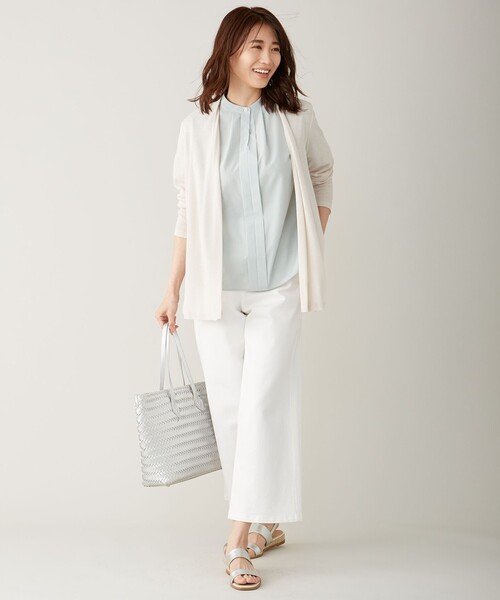 J.PRESS(ジェイプレス)の「【洗える】8.5オンス ストレッチ デニムパンツ(デニムパンツ・レディース・ホワイト系/ネイビー系/サックスブルー系・11/7/13/9)」の11枚目の写真