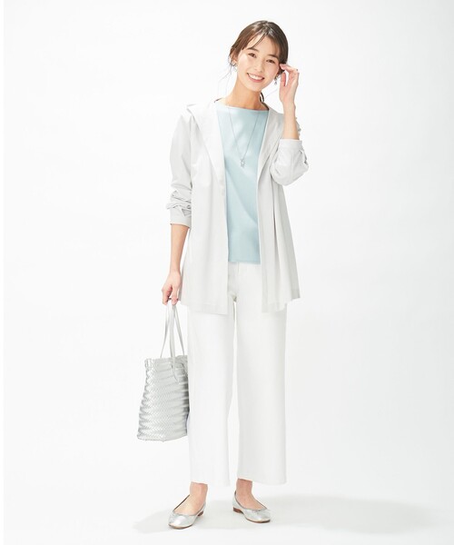 J.PRESS(ジェイプレス)の「【洗える】8.5オンス ストレッチ デニムパンツ(デニムパンツ・レディース・ホワイト系/ネイビー系/サックスブルー系・11/7/13/9)」の16枚目の写真