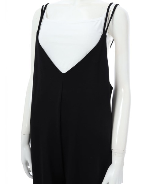 fifth（フィフス）の「モクロディキャミオールインワン（つなぎ/オールインワン・レディース・ブラック/ベージュ・MEDIUM）」の7枚目の写真