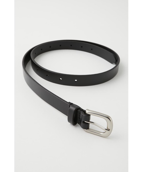 MOUSSY（マウジー）の「BASIC LEATHER ベルト（ベルト・レディース・ホワイト/ブラック/キャメル・FREE）」の3枚目の写真