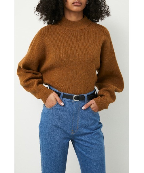 MOUSSY（マウジー）の「BASIC LEATHER ベルト（ベルト・レディース・ホワイト/ブラック/キャメル・FREE）」の4枚目の写真