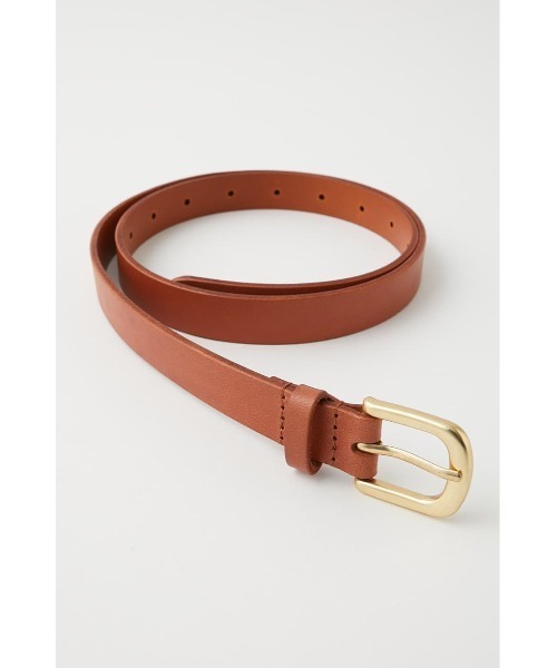 MOUSSY（マウジー）の「BASIC LEATHER ベルト（ベルト・レディース・ホワイト/ブラック/キャメル・FREE）」の10枚目の写真