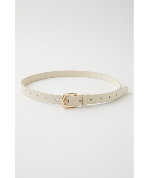 MOUSSY（マウジー）の「BASIC LEATHER ベルト（ベルト・レディース・ホワイト/ブラック/キャメル・FREE）」の16枚目の写真