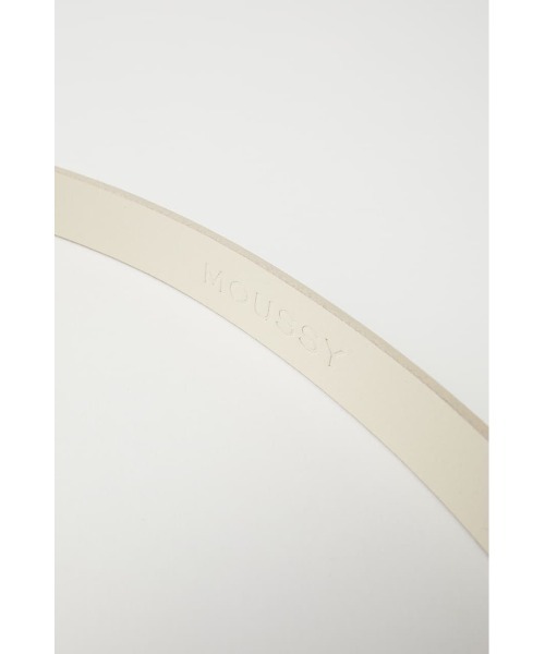 MOUSSY（マウジー）の「BASIC LEATHER ベルト（ベルト・レディース・ホワイト/ブラック/キャメル・FREE）」の19枚目の写真