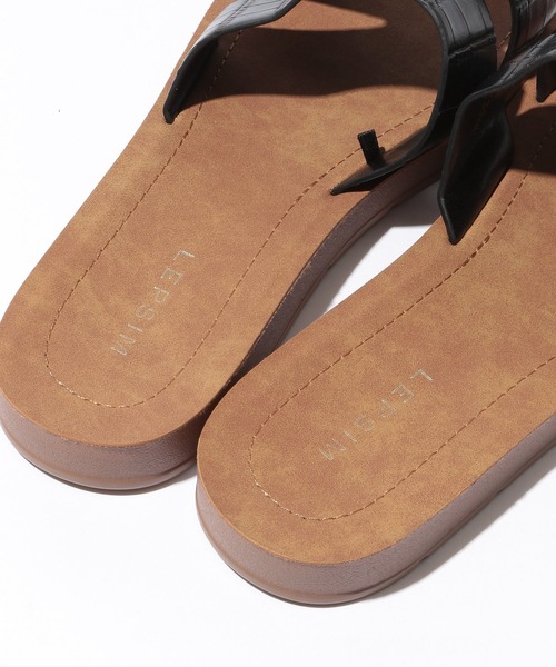 LEPSIM（レプシィム）の「フラットソフトサンダル　925184（サンダル・レディース・ブラック/オフホワイト/オレンジ/ゼブラ/ガンメタ/イエロー・SMALL/MEDIUM/LARGE）」の15枚目の写真