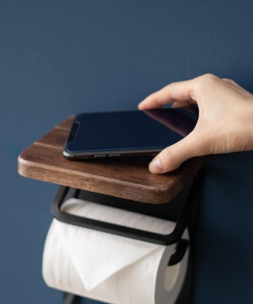 東京家具（トウキョウカグ）の「【HEIM】トイレットペーパーホルダー 縦2個用（バス/トイレグッズ・レディース・ブラウン系その他/ベージュ系その他・FREE）」の3枚目の写真