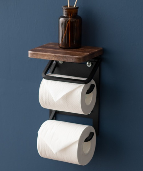 東京家具（トウキョウカグ）の「【HEIM】トイレットペーパーホルダー 縦2個用（バス/トイレグッズ・レディース・ブラウン系その他/ベージュ系その他・FREE）」の9枚目の写真