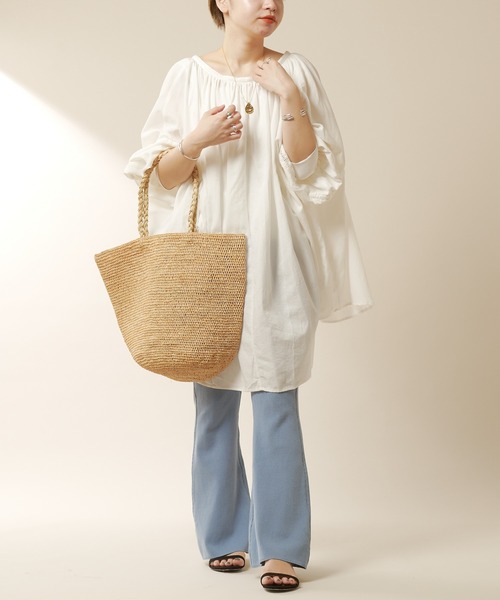 SHENERY（シーナリー）の「(MADE IN MADA/メイドインマダ) ALICE BAG（トートバッグ・レディース・ベージュ・FREE）」の10枚目の写真