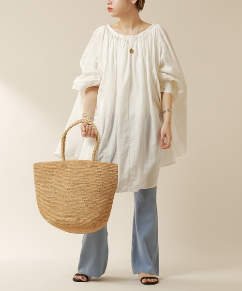 SHENERY（シーナリー）の「(MADE IN MADA/メイドインマダ) ALICE BAG（トートバッグ・レディース・ベージュ・FREE）」の4枚目の写真