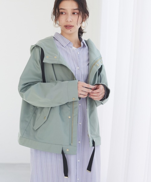 RAY CASSIN FAVORI（レイカズンフェバリ）の「・RAY CASSIN FAVORI ライトカラーマウンテンパーカー＊（マウンテンパーカー・レディース・ピンク/ベージュ/モカ/ブルー/ラベンダー/ミント・FREE）」の3枚目の写真