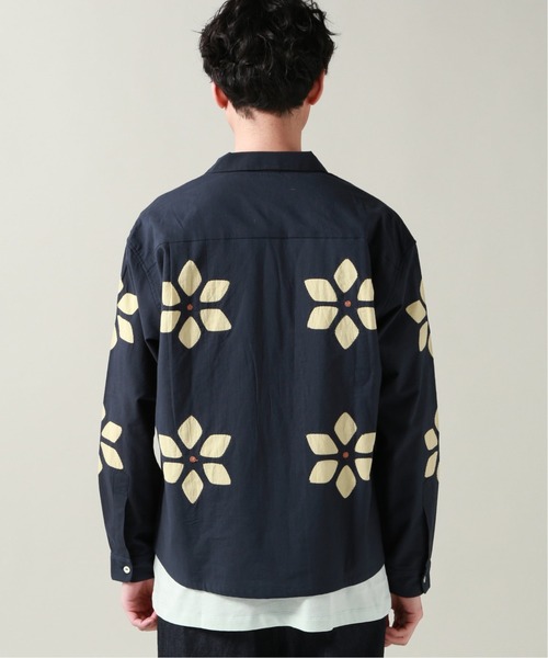 niche.（ニッチ）の「【niche. / ニッチ】Flower カット ワークシャツ（ブルゾン・メンズ・ダークブルー/ベージュ系その他・MEDIUM/LARGE）」の15枚目の写真