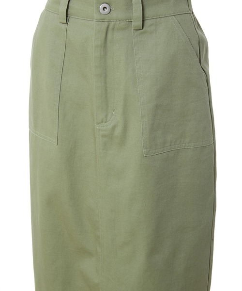fifth(フィフス)の「バックスリットロングタイトスカート(スカート・レディース・ライム/モカ/カーキ・MEDIUM)」の8枚目の写真