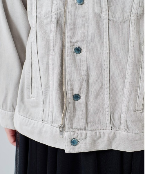 -6roku-新品未使用⭐︎ノーカラーデニム cepo（セポ）の「ノーカラー デニムジャケット（デニム