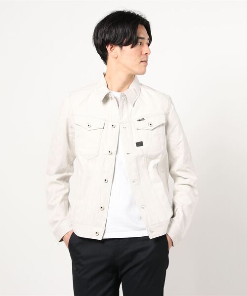 G-STAR（ジースター）の「ARC 3D SLIM JACKET/デニムジャケット（デニムジャケット・メンズ・ベージュ系その他・X-SMALL/MEDIUM/SMALL/LARGE/XX-LARGE/X-LARGE）」の4枚目の写真