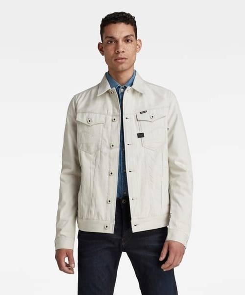 G-STAR（ジースター）の「ARC 3D SLIM JACKET/デニムジャケット（デニムジャケット・メンズ・ベージュ系その他・X-SMALL/MEDIUM/SMALL/LARGE/XX-LARGE/X-LARGE）」の13枚目の写真