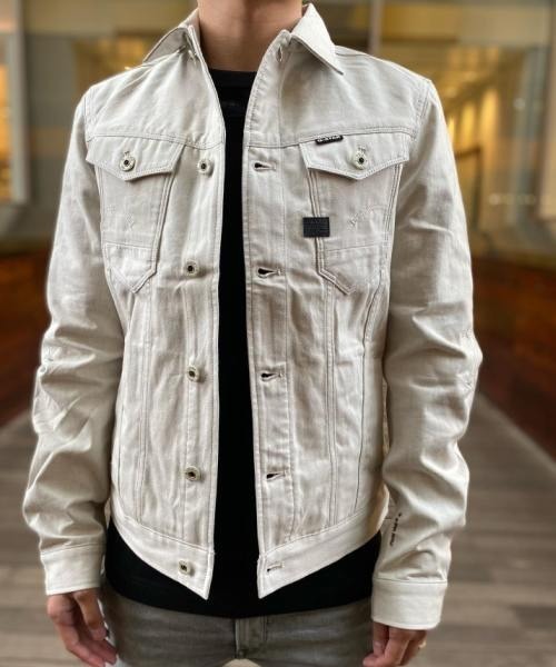 G-STAR（ジースター）の「ARC 3D SLIM JACKET/デニムジャケット（デニムジャケット・メンズ・ベージュ系その他・X-SMALL/MEDIUM/SMALL/LARGE/XX-LARGE/X-LARGE）」の14枚目の写真