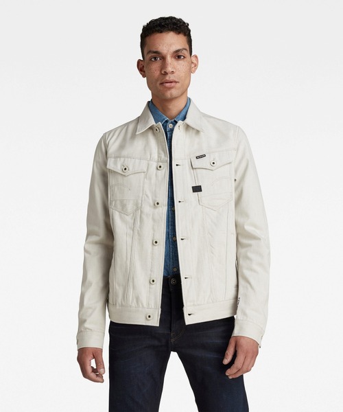 G-STAR（ジースター）の「ARC 3D SLIM JACKET/デニムジャケット（デニムジャケット・メンズ・ベージュ系その他・X-SMALL/MEDIUM/SMALL/LARGE/XX-LARGE/X-LARGE）」の15枚目の写真