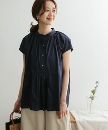 URBAN RESEARCH DOORS | フレンチスリーブギャザーブラウス(シャツ/ブラウス)