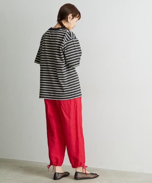 note et silence （ノートエシロンス）の「.●Li/cu製品染 good sleep パンツ（その他パンツ・レディース・ピンク/ホワイト/ダークブラウン・FREE）」の10枚目の写真