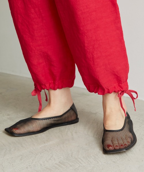 note et silence （ノートエシロンス）の「.●Li/cu製品染 good sleep パンツ（その他パンツ・レディース・ピンク/ホワイト/ダークブラウン・FREE）」の16枚目の写真