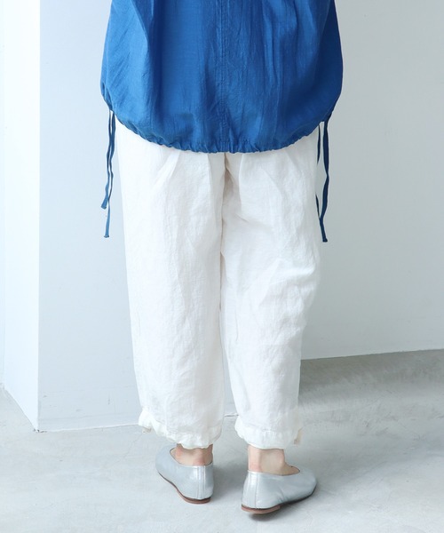 note et silence （ノートエシロンス）の「.●Li/cu製品染 good sleep パンツ（その他パンツ・レディース・ピンク/ホワイト/ダークブラウン・FREE）」の22枚目の写真