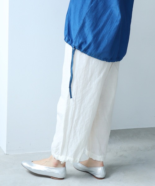 note et silence （ノートエシロンス）の「.●Li/cu製品染 good sleep パンツ（その他パンツ・レディース・ピンク/ホワイト/ダークブラウン・FREE）」の21枚目の写真