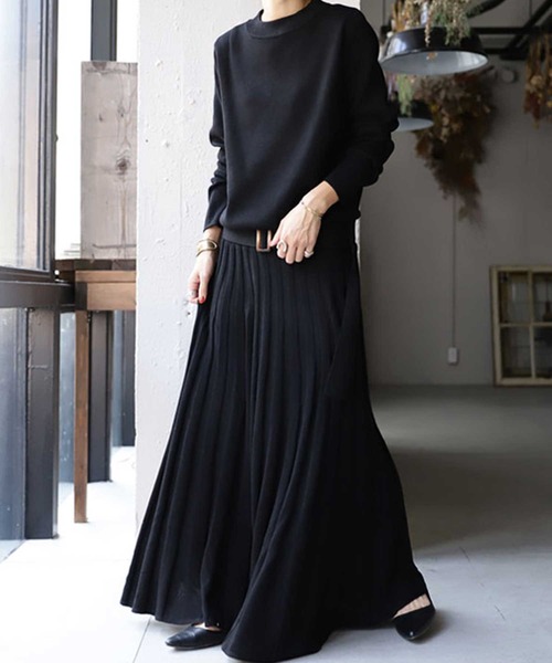 シニアファッション Patterntorso ニットワンピース ブランド直営 Patron Id