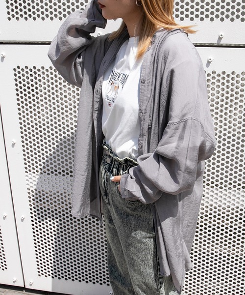 kutir（クティール）の「バンドカラーシアーシャツ（シャツ/ブラウス・レディース・ライトブルー/イエロー/オフホワイト/ラベンダー・FREE）」の11枚目の写真