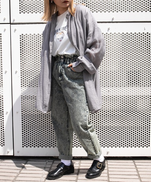 kutir（クティール）の「バンドカラーシアーシャツ（シャツ/ブラウス・レディース・ライトブルー/イエロー/オフホワイト/ラベンダー・FREE）」の14枚目の写真