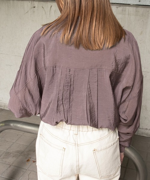 kutir（クティール）の「バンドカラーシアーシャツ（シャツ/ブラウス・レディース・ライトブルー/イエロー/オフホワイト/ラベンダー・FREE）」の17枚目の写真