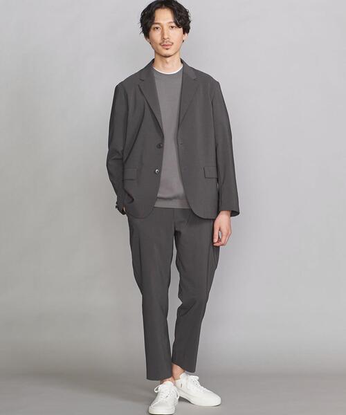 極美品 ユナイテッドアローズ コンフォート アンコン ジャケット 3B グレー BEAUTY&YOUTH UNITED ARROWS（ビューティーアンドユース