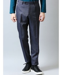 TAKA-Q（タカキュー）の「・タカキューメンズ/TAKA-Q：MEN モルビドデニム ビジネスパンツ(セットアップ可能)（スーツパンツ・メンズ）」