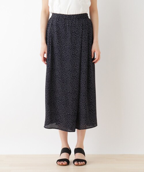 SHOO・LA・RUE（シューラルー）の「◆ランダムドットラップスカーチョ（その他パンツ・レディース・ブラック系5/ベージュ系9/ネイビー系5・00）」の4枚目の写真
