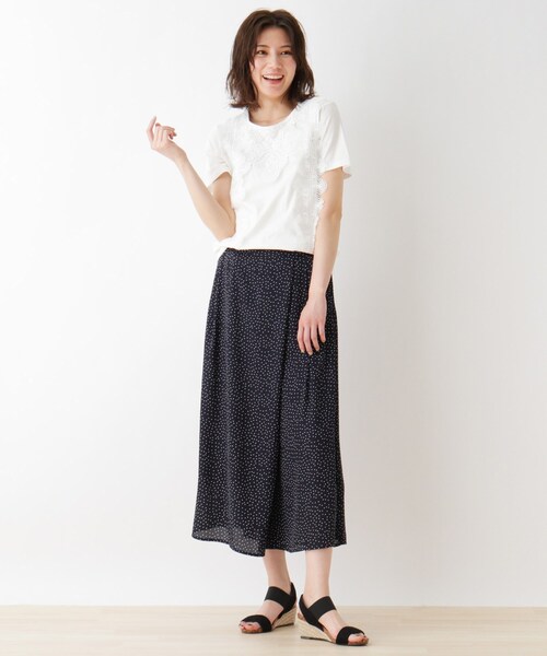 SHOO・LA・RUE（シューラルー）の「◆ランダムドットラップスカーチョ（その他パンツ・レディース・ブラック系5/ベージュ系9/ネイビー系5・00）」の11枚目の写真