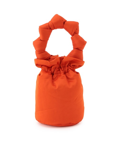 GANNI（ガニー）の「【GANNI】サテンノットバッグ（ハンドバッグ・レディース・オレンジ・FREE）」の6枚目の写真