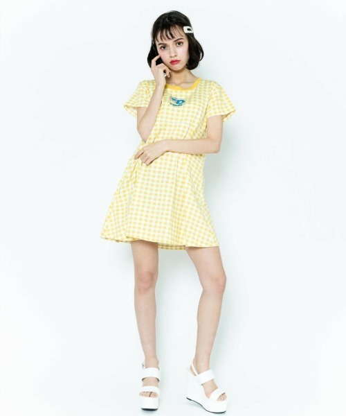 Gingham Check Compact ワンピース