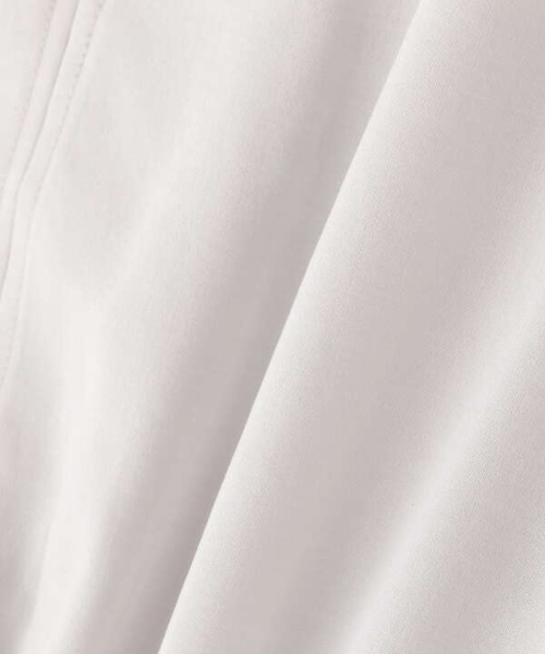 N.（N. Natural Beauty Basic）（エヌエヌナチュラルビューティーベーシック）の「◆ドライポプリン半袖ブラウス（シャツ/ブラウス・レディース・オフホワイト/チャコールグレー/ブルー/マスタード・MEDIUM）」の20枚目の写真