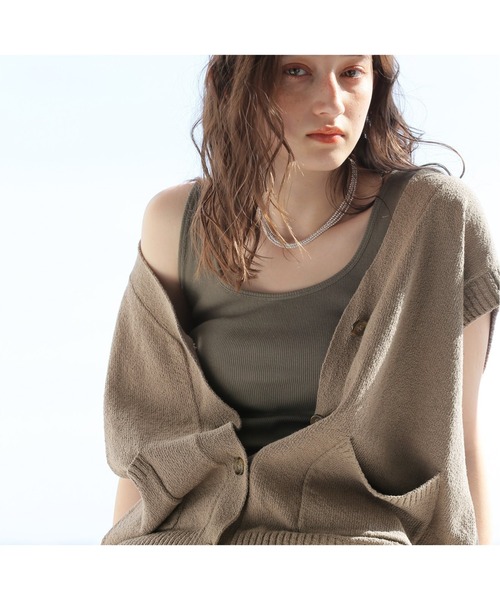 クッキー JOURNAL STANDARD luxe テンジクベスト カーリーショートベスト（027）（ベスト）｜journal standard