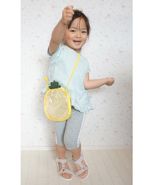 petit main(プティマイン)の「シースルーフルーツポシェット(ショルダーバッグ・キッズ・レッド/イエロー・FREE)」の1枚目の写真