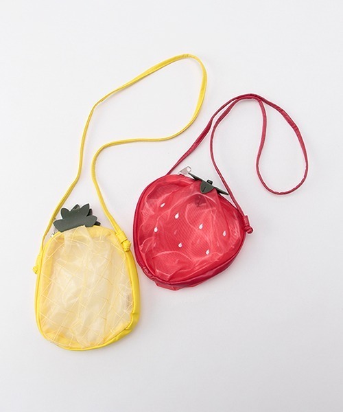 petit main(プティマイン)の「シースルーフルーツポシェット(ショルダーバッグ・キッズ・レッド/イエロー・FREE)」の10枚目の写真