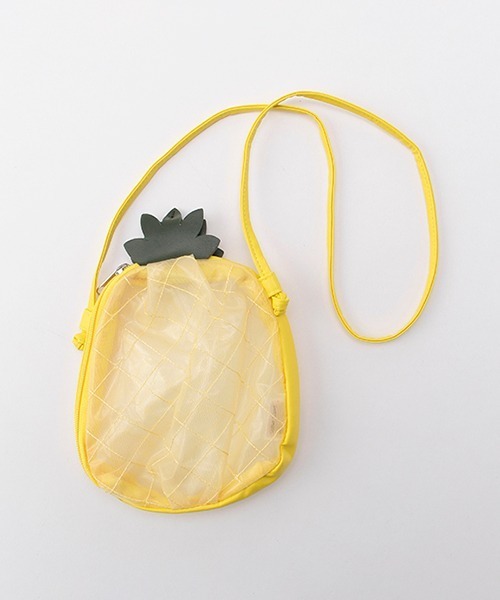 petit main(プティマイン)の「シースルーフルーツポシェット(ショルダーバッグ・キッズ・レッド/イエロー・FREE)」の12枚目の写真