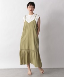 LOWRYS FARM | ティアードキャミワンピース／Ｗ　950959(ワンピース)