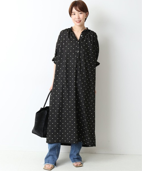 JOURNAL STANDARD L'ESSAGE｜リネンタックスリーブワンピース