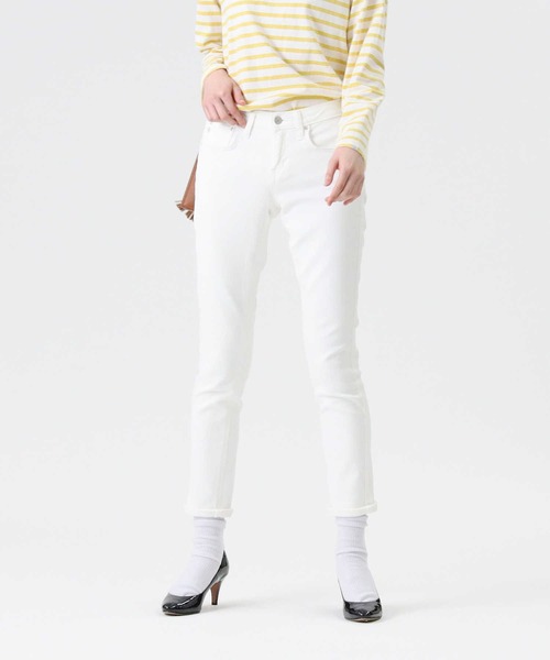 SOMETHING（サムシング）の「【SOMETHING】COOLテーパードホワイトパンツ / 吸水速乾（その他パンツ・レディース・ホワイト・27inch/29inch/28inch/26inch）」の7枚目の写真