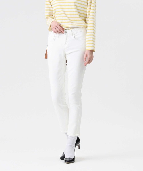 SOMETHING（サムシング）の「【SOMETHING】COOLテーパードホワイトパンツ / 吸水速乾（その他パンツ・レディース・ホワイト・27inch/29inch/28inch/26inch）」の8枚目の写真