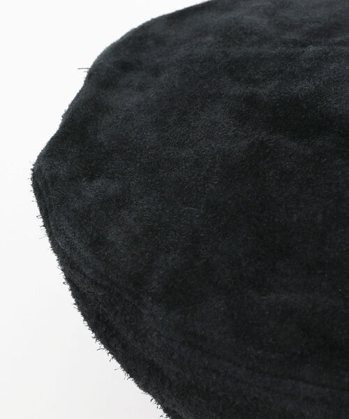 BEAMS BOY（ビームスボーイ）の「DECHO / レザー ベレー（ハット・レディース・ブラック/ダークブラウン・ONE SIZE）」の6枚目の写真